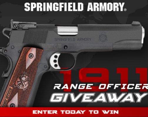 Springfield Armory 1911 Range Officer Giveaway