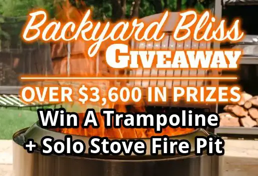 Springfree Trampoline Backyard Bliss Giveaway – Win A Springfree Trampoline + Solo Stove Fire Pit