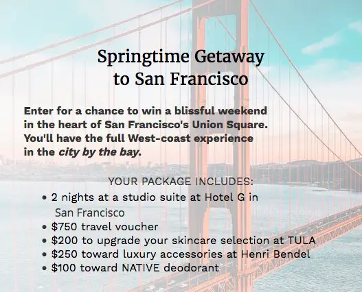Springtime Getaway to San Francisco