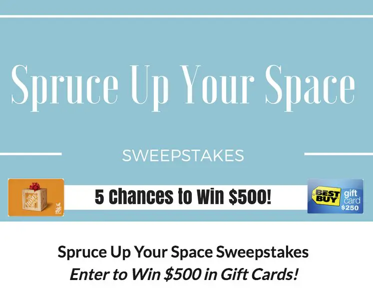 Spruce Up Your Space Sweepstakes
