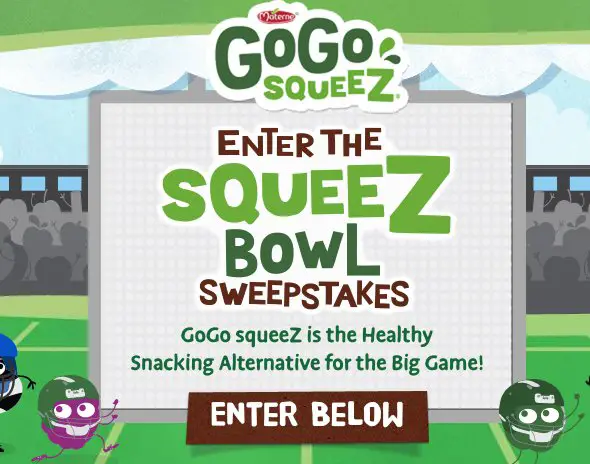 Squeez Bowl Sweepstakes