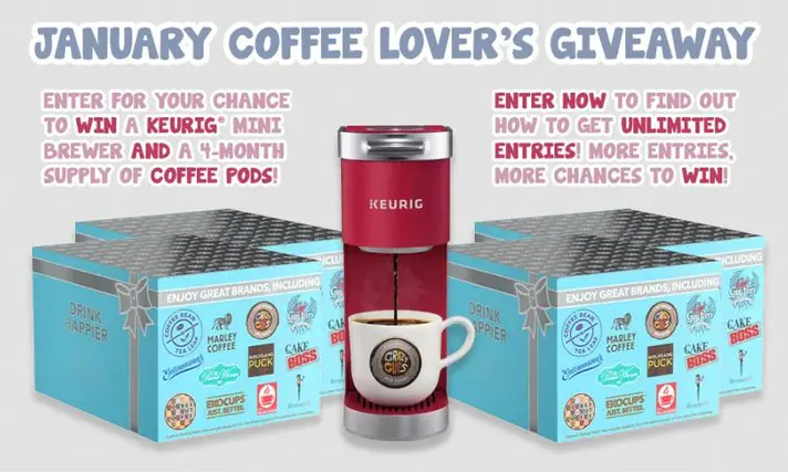 SSBD January Coffee Lover's Giveaway - Win A Keurig Machine & Coffee Samplers.
