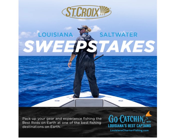 St. Croix Louisiana Saltwater Sweepstakes - Win A Fishing Trip for 4