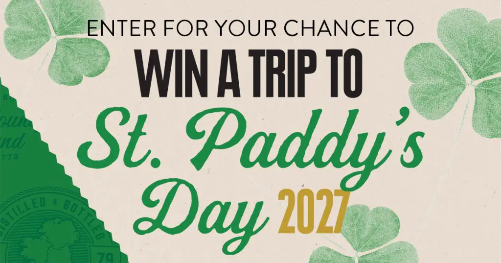 St. Paddy’s Instant Win Sweepstakes – Win A Trip For Two To Chicago & More (101 Winners)