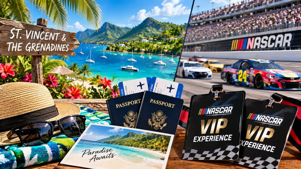 St. Vincent & The Grenadines And VIP NASCAR Experience Sweepstakes – Win A Trip To St. Vincent & The Grenadines & More (3 Winners)