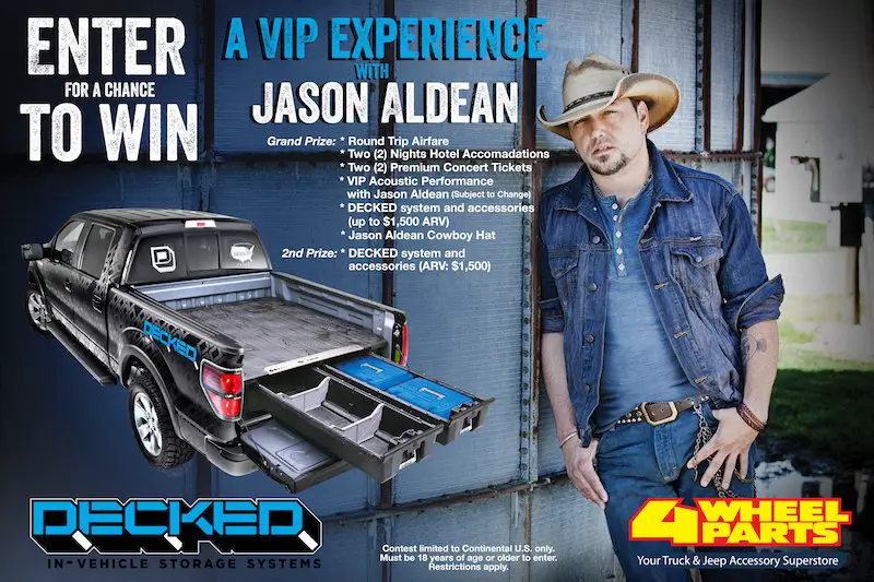 STACKED 4Wheel Parts/Decked/Jason Aldean Sweepstakes!