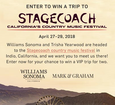 Stagecoach 2018 Sweepstakes