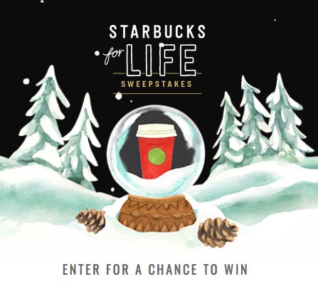 Starbucks For Life Sweepstakes
