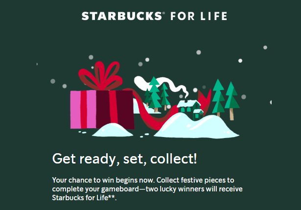 Starbucks For Life Sweepstakes & Instant Win Game - Win Free Starbucks Food Or Beverage For Life, Starbucks Gift Cards & More