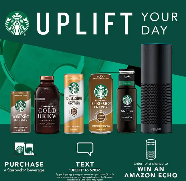 Starbucks Uplift Your Workday Sweepstakes