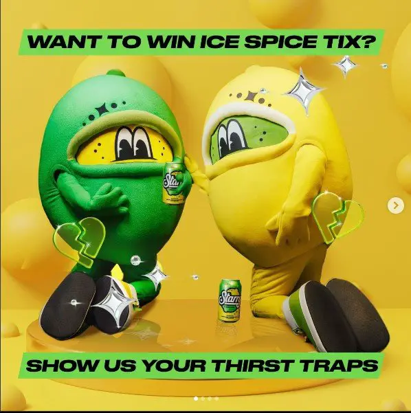 Starry Thirst Trap Sweepstakes - Win A Trip To The Ice Spice Concert Or Starry T-Shirt Or Free Coupon (76 Winners)