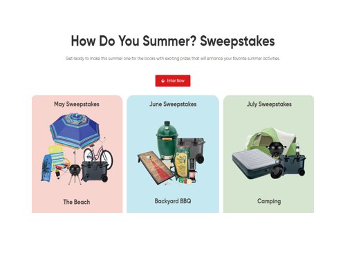 Stater Bros How Do You Summer? Sweepstakes - Grills, Chairs, Tents & More Up For Grabs