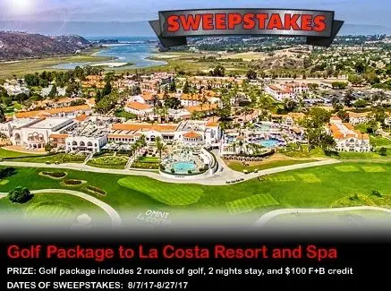 Stay & Play Golf Package Giveaway