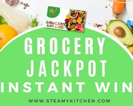 Steamy Kitchen Grocery Jackpot Instant Win Giveaway – Win A $100 Grocery Gift Card
