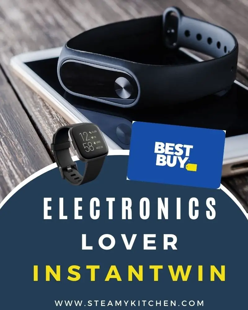 Steamy Kitchen Instant Win Game - Win A Free Smartwatch (FitBit Versa 2) Or Best Buy Gift Card