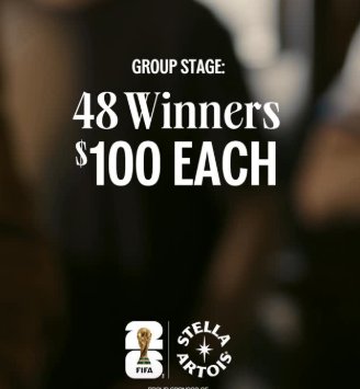 Stella Artois All Rounds on Beckham Giveaway – Win a $100 Visa Gift Card (48 Winners)