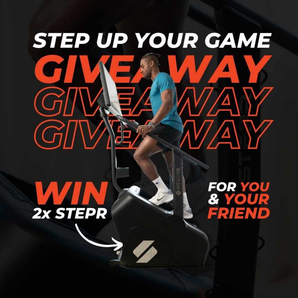 STEPR Step Up Your Game Sweepstakes -  Win 2 Stair Climber Exercise Machines Worth $10,000
