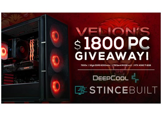 StinceBuilt.com & Velion Gaming PC Giveaway - Win An AMD Gaming PC