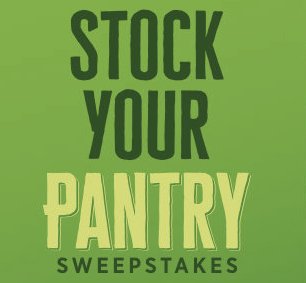 Stock Your Pantry Sweepstakes