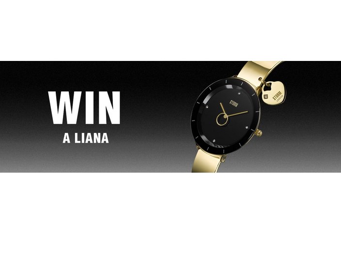 Storm Watches Giveaway - Win A Liana Gold Black Watch