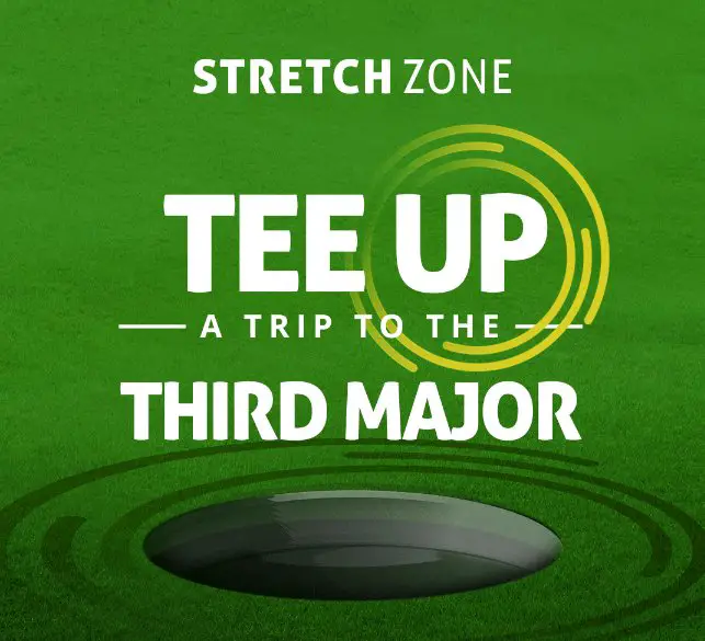 Stretch Zone Franchising April-May Golf Sweepstakes - Win 2 Ground Passes To The Third Major & More