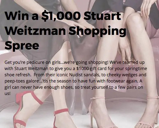 Stuart Weitzman Shoes Giveaway