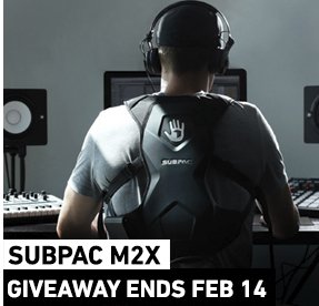 SUBPAC M2X Wearable Audio System
