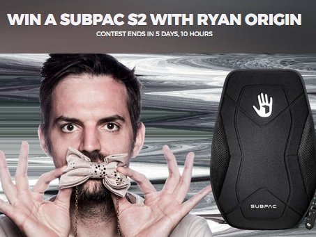 Subpac S2 With Ryan Origin Giveaway