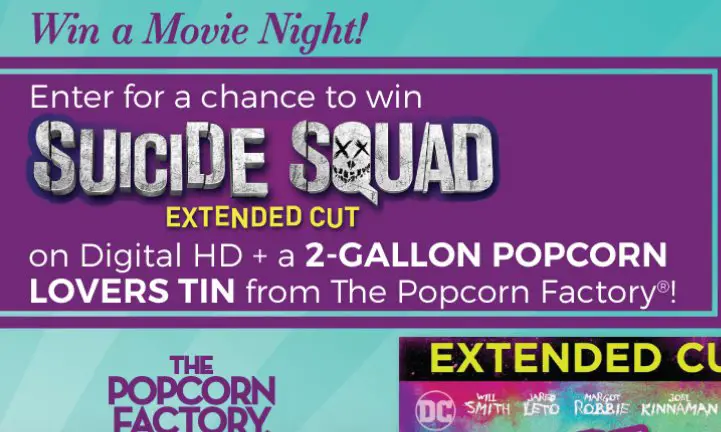 Suicide Squad Pop Corn Giveaway