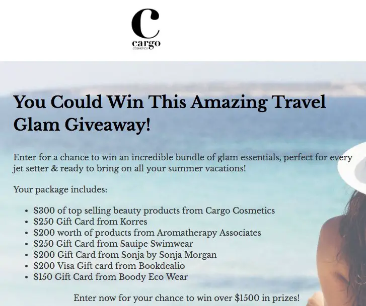 Summer Glam Travel Essentials Giveaway