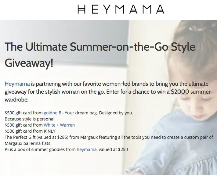 Summer On The Go Style Sweepstakes