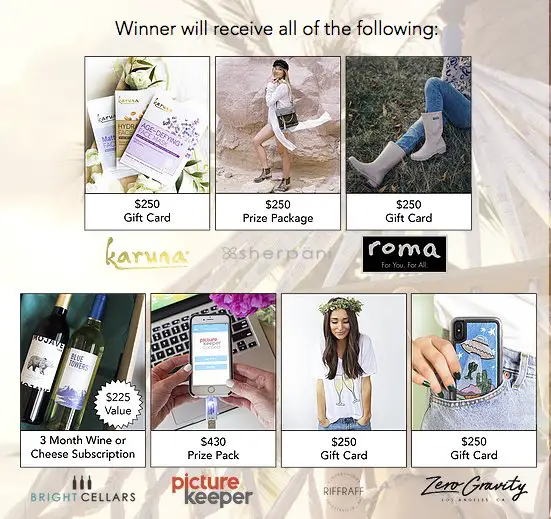 Summer Relaxation Sweepstakes