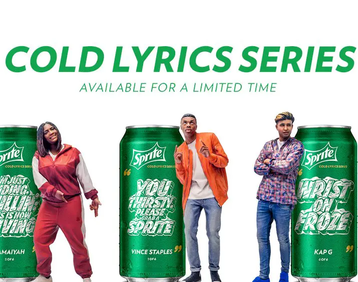 Summer Sprite: Cold Lyrics Series Instant Win