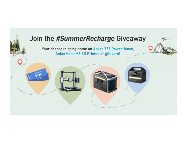 #SummerRecharge Giveaway - Win an Emergency Power Station and More
