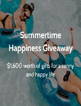 Summertime Happiness Giveaway - Win Gift Cards, Gifts, Cash and Chocolates