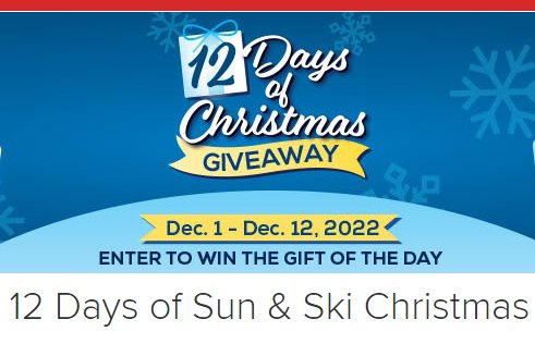 Sun And Ski 12 Days Of Christmas Giveaway - Win A Bike, Fitness Tracker, Shoes & More