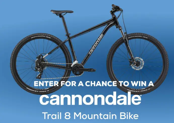 Sun & Ski Sports National Bike Month Sweepstakes - Win A $535 Cannondale Trail 8 Mountain Bike