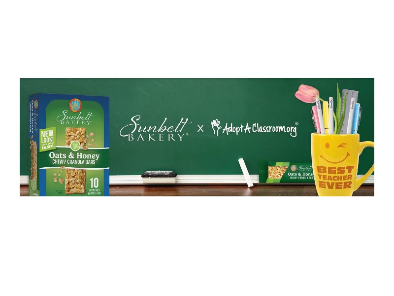 Sunbelt Bakery & AdoptAClassroom.org Spring Classroom Giveaway - Win Cartons Of Granola Bars & More