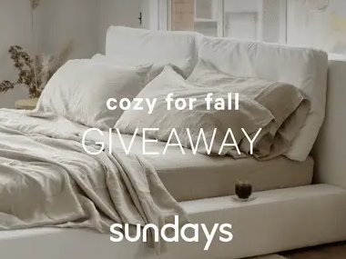 Sundays Cozy For Fall Sweepstakes - Win $1,050 Worth Of Gift Cards