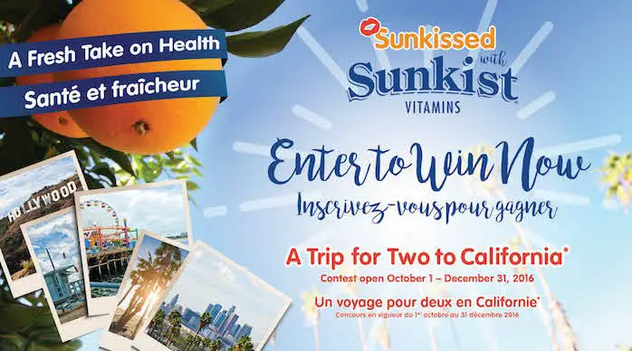 Sunkissed with Sunkist $5k Sweepstakes!