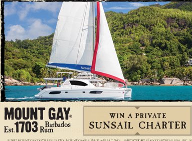 SunSail Sailing Trip Sweepstakes