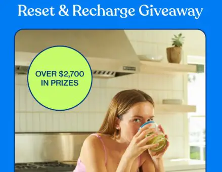 Sunwink Recharge and Reset for a Better You Giveaway - Win A $2,700 Prize Package