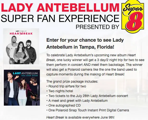 Super Fan Experience Sweepstakes