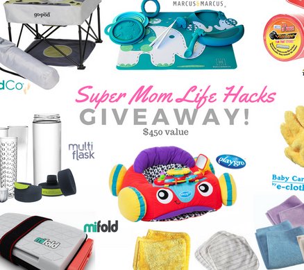 Super Mom Life Hacks Giveaway!