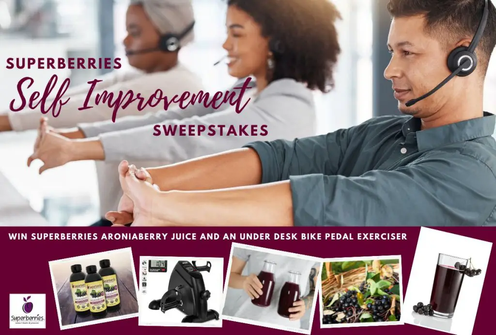 Superberries Self Improvement Sweepstakes – Win Superberries & A Pedal Machine