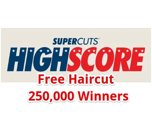 Supercuts High Score - Free Haircut For 250,000 Winners