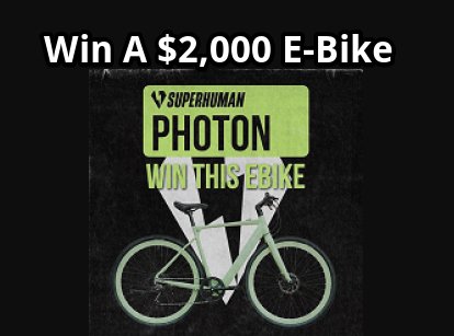 Superhuman Bikes Photon Glow In The Dark Ebike Giveaway - Win A Brand New EBike