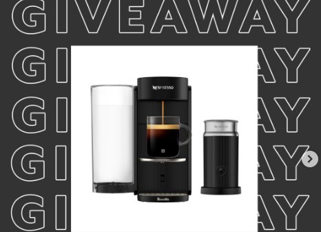 Sur Le Table Nespresso Vertuo Pop+ Giveaway - Win a Coffee Maker + Milk Frother