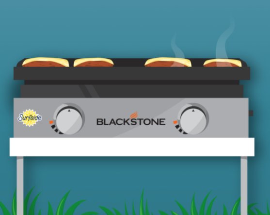 Surfside Blackstone Griddle Giveaway - Win a Blackstone Griddle