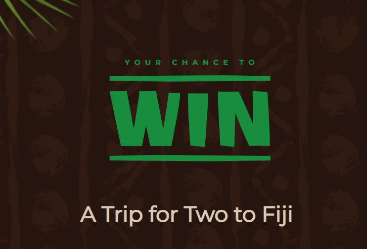 Survivor 50 Sweepstakes - Win a Trip for 2 to Denarau Island, Fiji